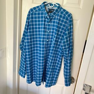 Ariat Pro Series Men’s Blue Checkered Shirt, Size XXL